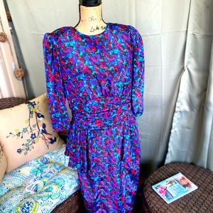 Multicolor dress, 100%polyester size 9/10